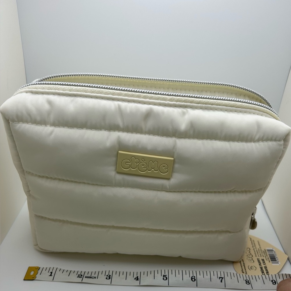 The Crème Shop puffer bag